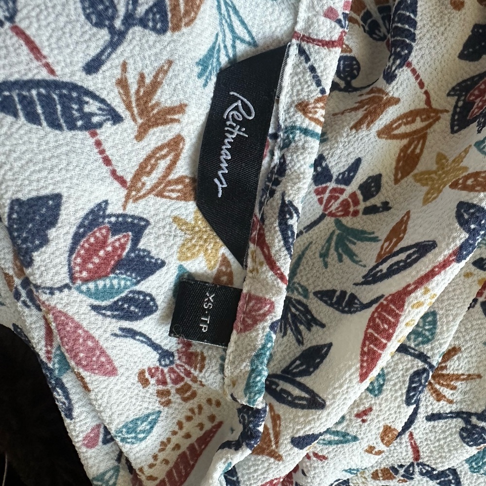 Reitmans Multicolor Leaf Print dress